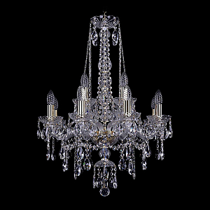 Подвесная люстра Bohemia Ivele Crystal 1415/8+4/200/h-75 G