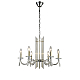 Подвесная люстра Crystal Lux AURELIO SP6 GOLD+CHROME/TRANSPARENT