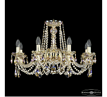 Подвесная люстра Bohemia Ivele Crystal 1402/8/240 G M801