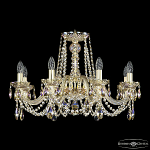 Подвесная люстра Bohemia Ivele Crystal 1402/8/240 G M801