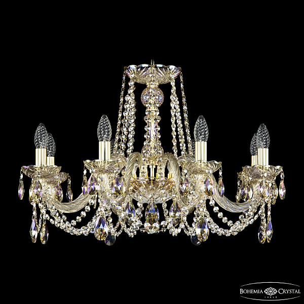 Подвесная люстра Bohemia Ivele Crystal 1402/8/240 G M801