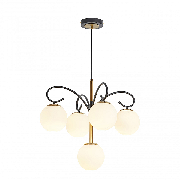 Подвесная люстра Arte Milano Neapol73808 273808/4+1 BK/GD