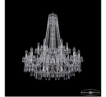 Подвесная люстра Bohemia Ivele Crystal 1403/12+6/300/h-100/2d Ni
