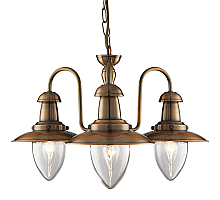 Подвесная люстра Arte Lamp Fisherman A5518LM-3RB