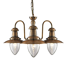 Подвесная люстра Arte Lamp Fisherman A5518LM-3RB