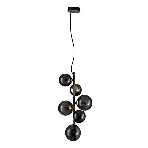 Подвесная люстра Indigo Molecola 11018/6P Black V000197