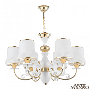 Подвесная люстра Arte Milano Florentia-1097 301097/6 Wh/Gd