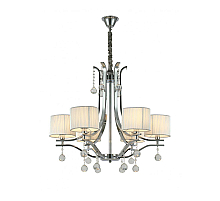 Подвесная люстра Lumina Deco Fontenea LDP 8443-6 CHR