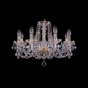 Подвесная люстра Bohemia Ivele Crystal 1402/8/195 G Balls