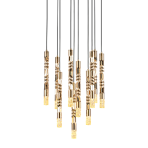 Подвесная люстра Delight Collection OM2365-F10 gold