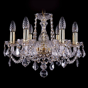 Подвесная люстра Bohemia Ivele Crystal 1402/6/141 G Leafs