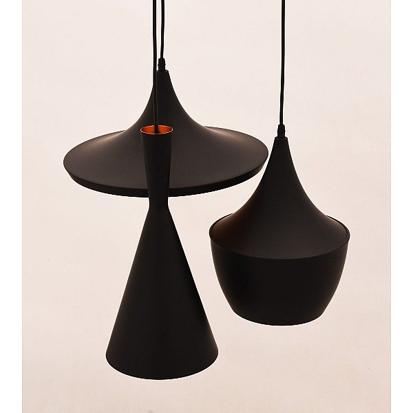 Подвесная люстра Lumina Deco Foggi LDP 7712-3 BK