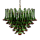 Подвесная люстра Loft IT Lilou 10600/800 Green red
