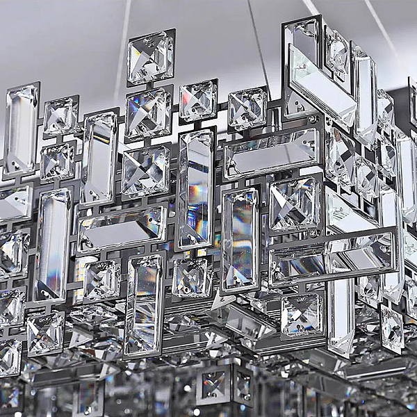 Подвесная люстра Delight Collection P7838-W80 chrome