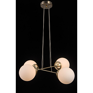 Подвесная люстра Natali Kovaltseva MOLECULE 81047-4C ANTIQUE BRASS