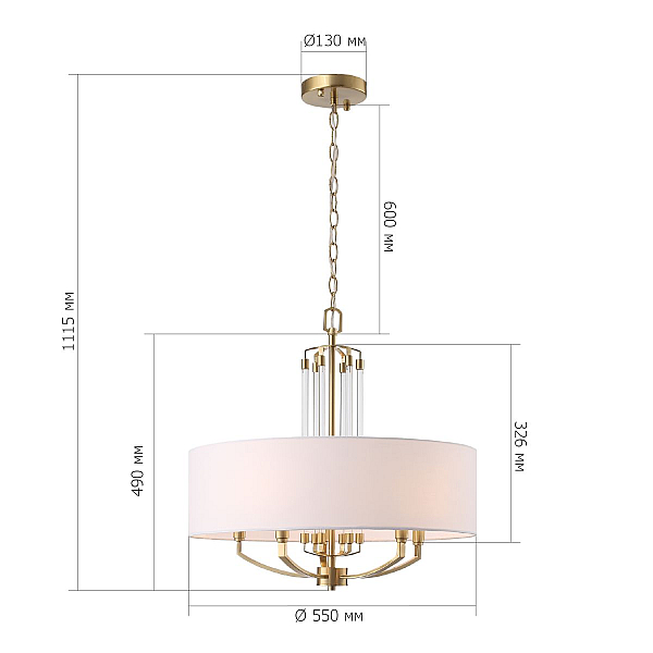 Подвесная люстра ST Luce Opalus SL1403.303.05