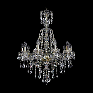 Подвесная люстра Bohemia Ivele Crystal 1415/10/220/XL-86 G