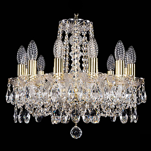 Подвесная люстра Bohemia Ivele Crystal 1402/12/141 G