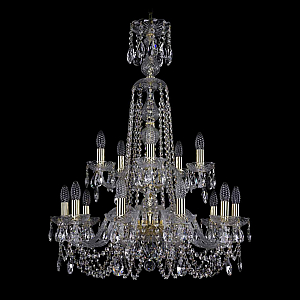 Подвесная люстра Bohemia Ivele Crystal 1402/10+5/240/XL-90/2d G