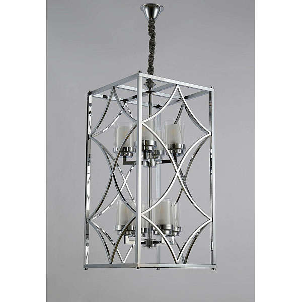 Подвесная люстра Lumina Deco Quadrato LDP 1223-8 CHR