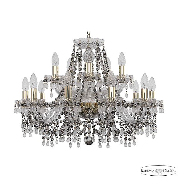 Подвесная люстра Bohemia Ivele Crystal 1410/10+5/240 G V0300 R731