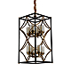 Подвесная люстра Lumina Deco Quadrato LDP 1223-8 BK+MD