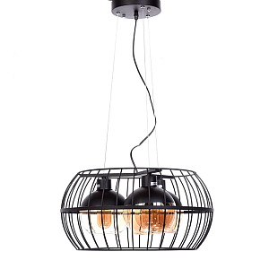Подвесная люстра Lumina Deco Optis LDP 11765-3 BK