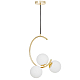 Подвесная люстра Lumina Deco Bonio LDP 7031-3 F.GD