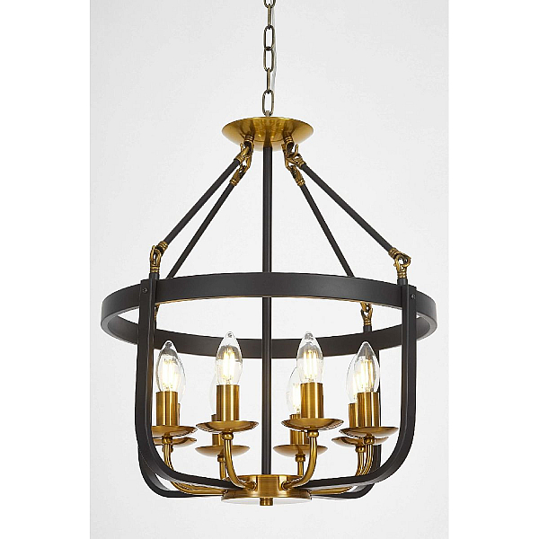 Подвесная люстра Lumina Deco Berling LDP 8024-8 BK+MD