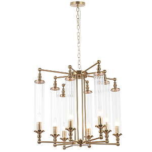 Подвесная люстра Crystal Lux TOMAS SP8 D650 BRASS