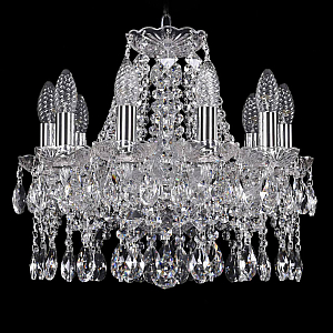 Подвесная люстра Bohemia Ivele Crystal 1413/10/141 Ni