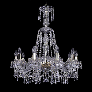 Подвесная люстра Bohemia Ivele Crystal 1403/10/240/XL-75 G