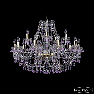 Подвесная люстра Bohemia Ivele Crystal 1410/10+5/300 G V7010