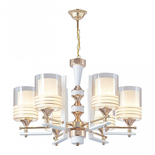 Подвесная люстра Arte Milano Florentia-6087 306087/6 Wh/Gd