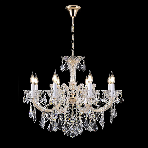 Подвесная люстра Crystal Lux CRISTELLE SP8 GOLD