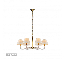 Подвесная люстра iLamp Amber YT2043-6 GD+Coffee