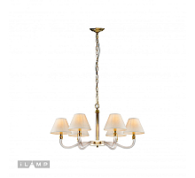 Подвесная люстра iLamp Amber YT2043-6 GD+Coffee