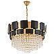 Подвесная люстра Lumina Deco LDP 7045-600 BK+GD