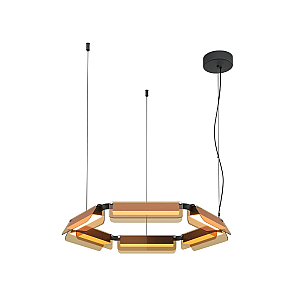 Подвесная люстра Maytoni Flat MOD296PL-L40BC3K