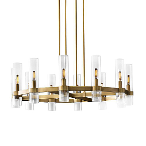 Подвесная люстра Delight Collection Ravelle MT8888-8H antique brass