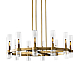 Подвесная люстра Delight Collection Ravelle MT8888-8H antique brass
