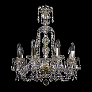 Подвесная люстра Bohemia Ivele Crystal 1402/8/160/XL-59 G