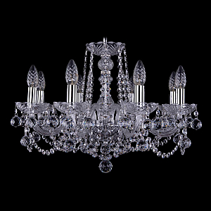 Подвесная люстра Bohemia Ivele Crystal 1402/8/195 Ni Balls