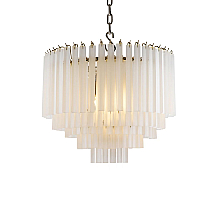 Подвесная люстра Delight Collection Nova-Pulsar 10626P brass/white
