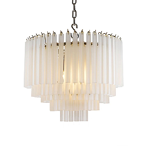 Подвесная люстра Delight Collection Nova-Pulsar 10626P brass/white