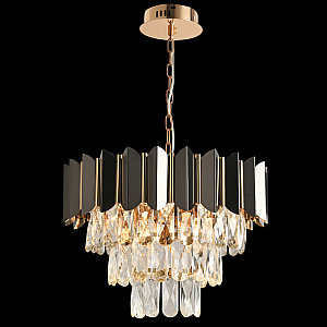Подвесная люстра Natali Kovaltseva DARIAN II 81448/5C GOLD BLACK