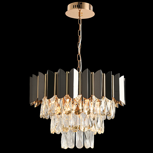 Подвесная люстра Natali Kovaltseva DARIAN II 81448/5C GOLD BLACK