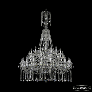 Подвесная люстра Bohemia Ivele Crystal 1413/20+10+5/400/XL-164/2d Ni