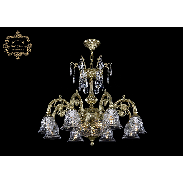 Подвесная люстра Art Classic 31.14.8.KR175SP.250IT.G.Sp.Clear.1B