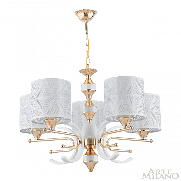 Подвесная люстра Arte Milano Florentia-2097 302097/5 Wh/Gd